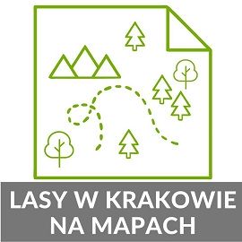 Lasy w Krakowie na mapach